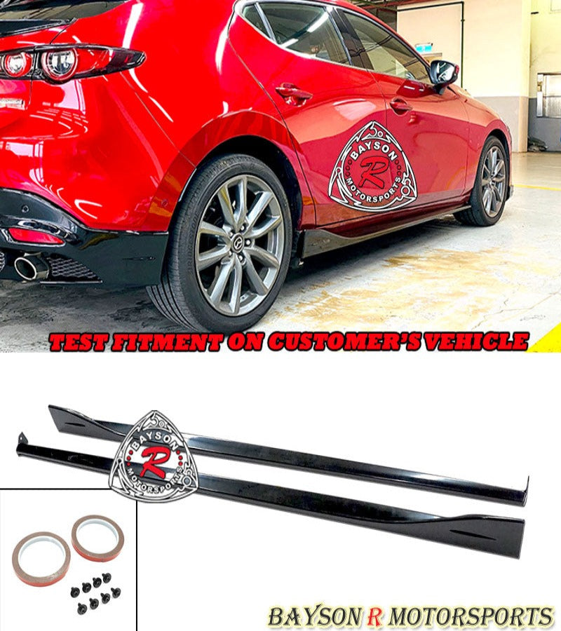 MZ Style Side Skirts For 2019-2022 Mazda 3 - Bayson R Motorsports