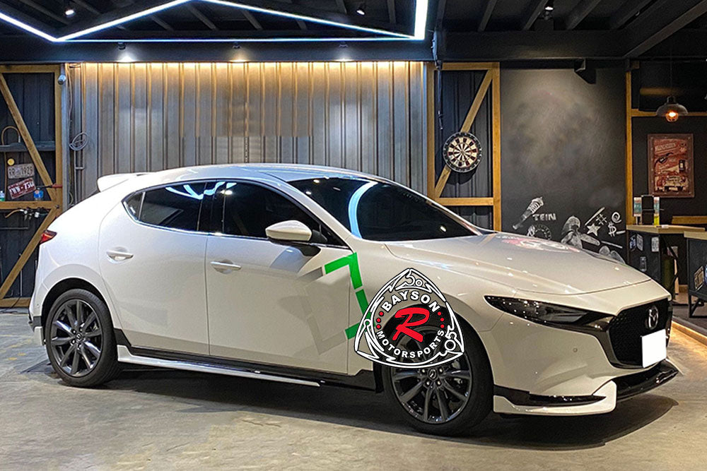 TH Style Side Skirts For 2019-2022 Mazda 3 - Bayson R Motorsports