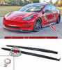 ART Style Side Skirts For 2017-2022 Tesla Model 3 - Bayson R Motorsports