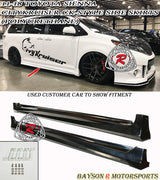 Citykruiser CK Style Add-On Side Skirts For 2011-2020 Toyota Sienna - Bayson R Motorsports