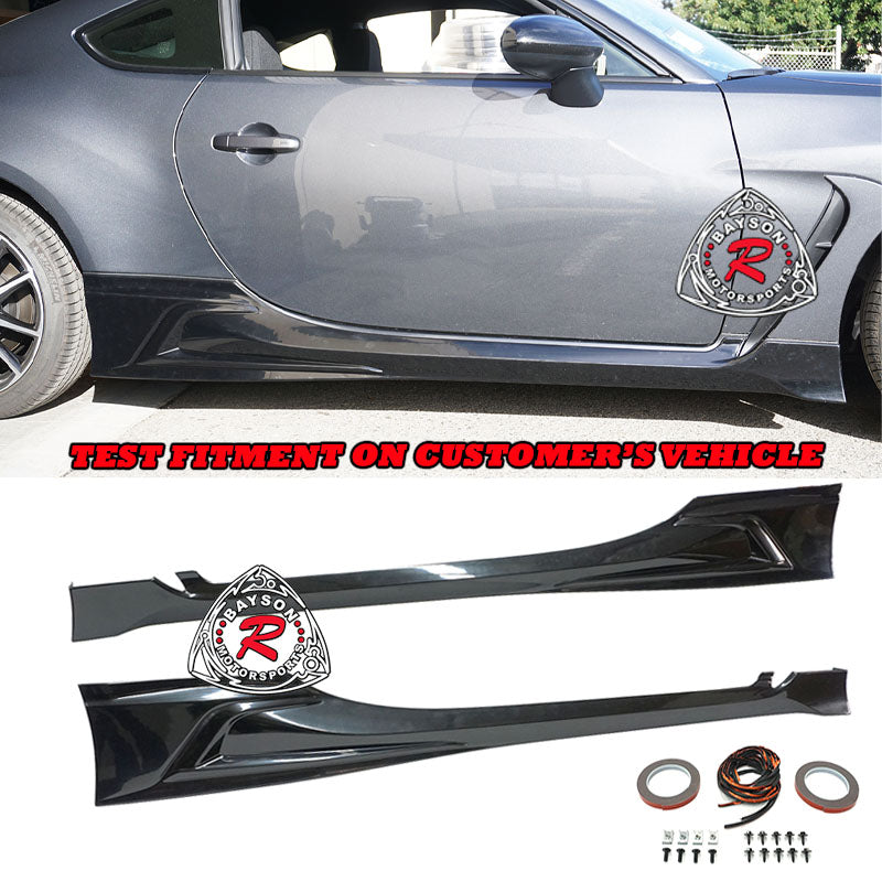 T Style Side Skirts (ABS Plastic) For 2022-2025 Toyota GR86