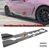 TM Style Side Skirts (Carbon Fiber) For 2022-2024 Subaru BRZ/Toyota GR86