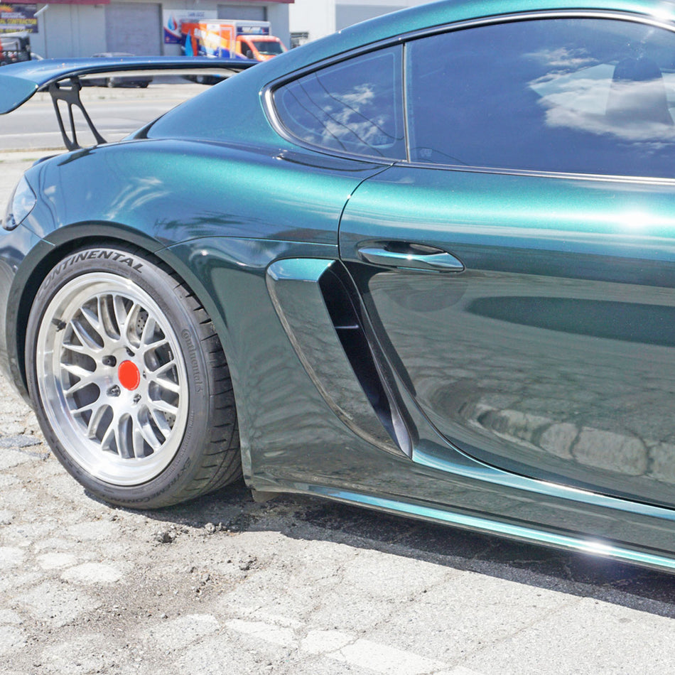 GT4 Style Side Scoop For 2017-2025 Porsche Boxster/Cayman (718)