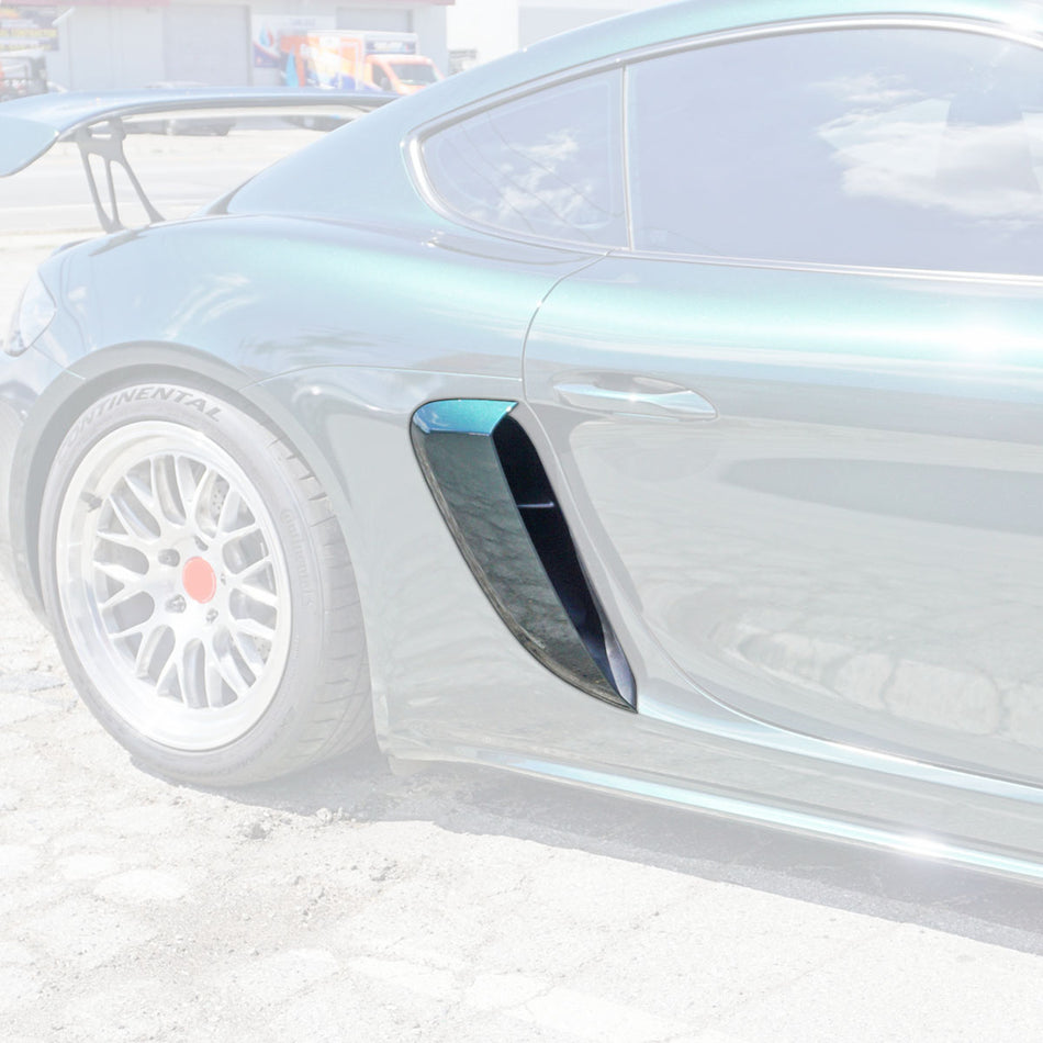 GT4 Style Side Scoop For 2017-2025 Porsche Boxster/Cayman (718)