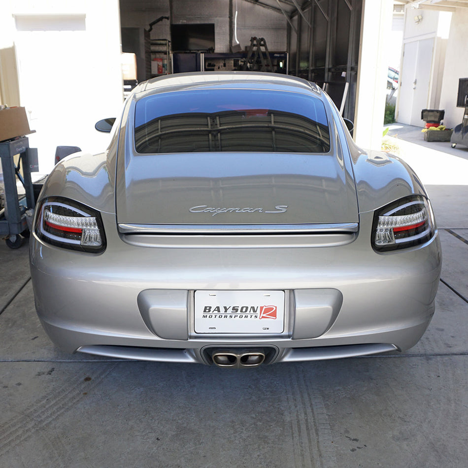 Euro Style LED Sequential Tail Lights (Black Housing) For 2005-2008 Porsche Boxster/Cayman 987.1