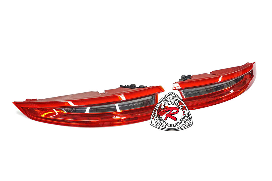 Euro Style LED Sequential Tail Lights (Red/Clear) For 2017-2019 Porsche 991.2