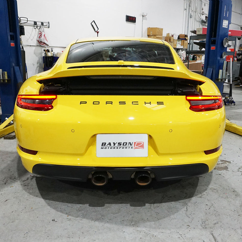 Euro Style LED Sequential Tail Lights (Red/Clear) For 2018-2019 Porsche 991.2