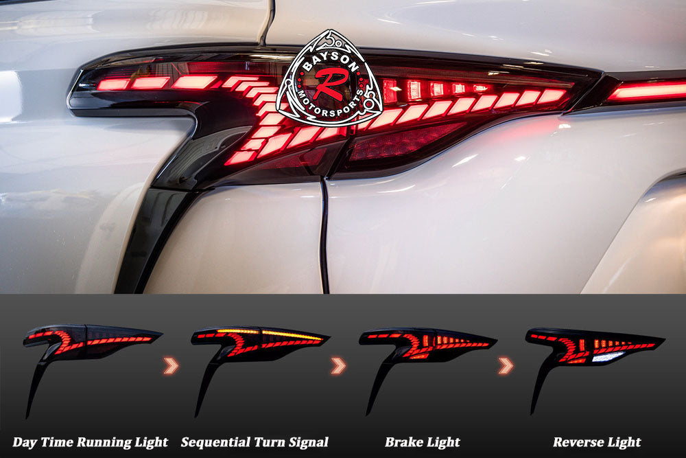Sequential Tail Light For 2021-2023 Toyota Sienna - Bayson R Motorsports