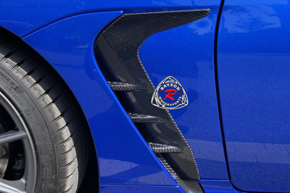 STI Style Fender Vents Overlay (Carbon Fiber) For 2022-2026 Subaru BRZ