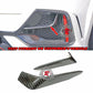 Rear Bumper Vent Trim (Dry Carbon - Gloss) For 2020-2021 Honda Civic Type R - Bayson R Motorsports