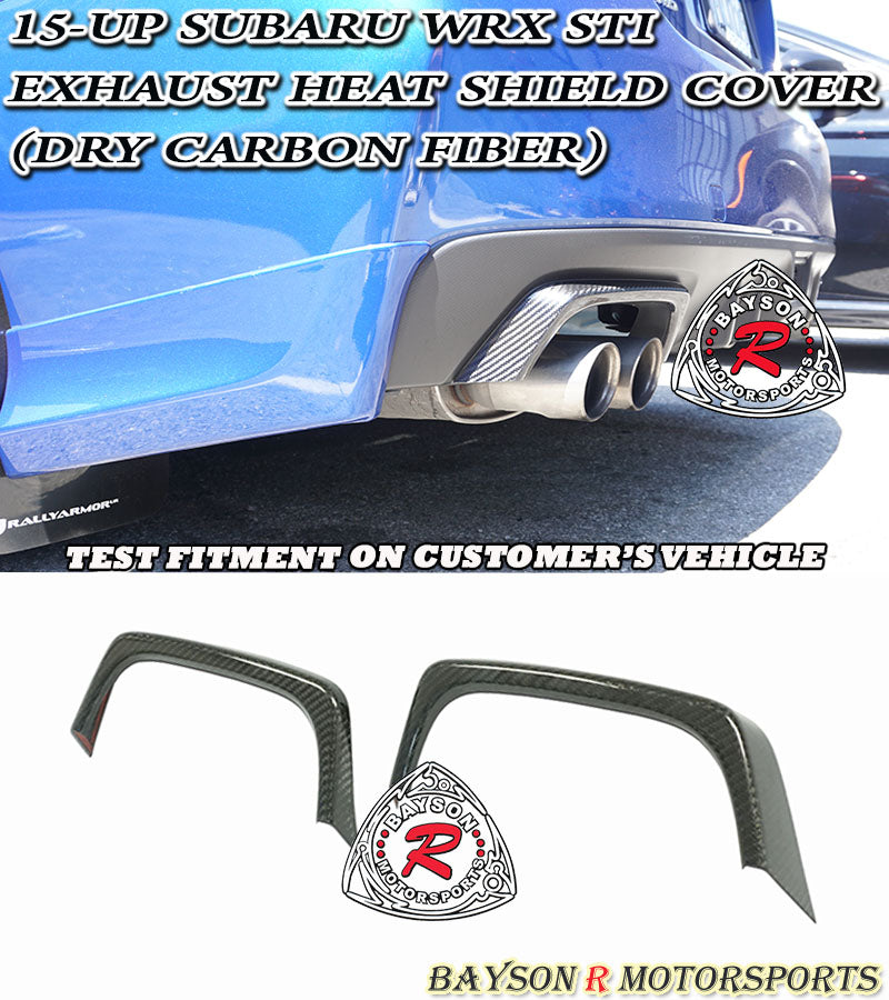 Kakumei Motorsports Carbon Fiber Exhaust Heat Shield For 2002 Subaru Impreza WRX STi