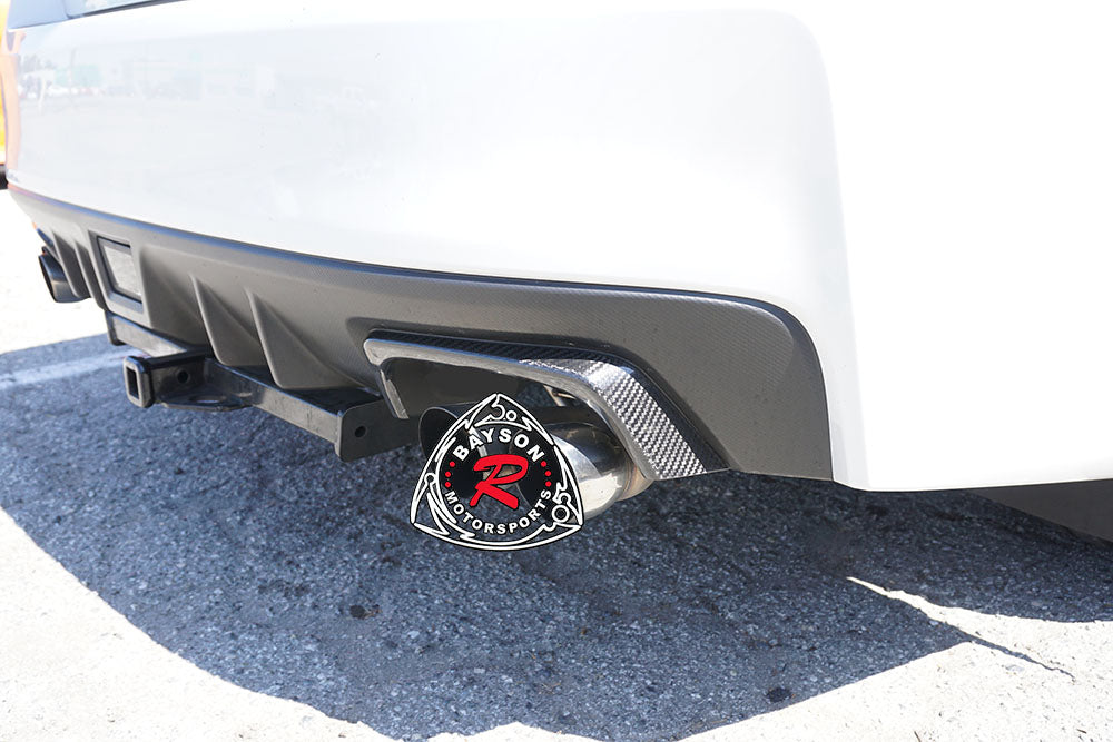 Carbon Fiber Exhaust Heat Shield Cover 2015-2021 Subaru WRX STi - Bayson R Motorsports