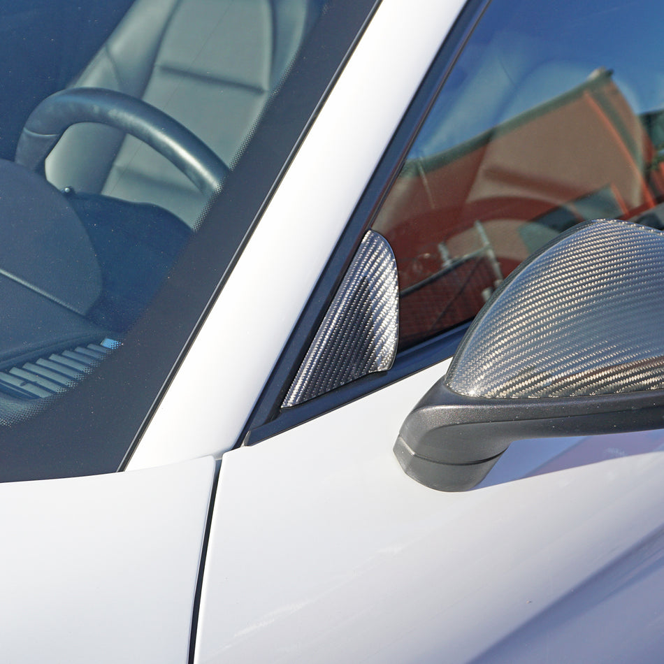 Side Wind Deflector Kit (Dry Carbon Fiber) For Porsche 911/981/982/718
