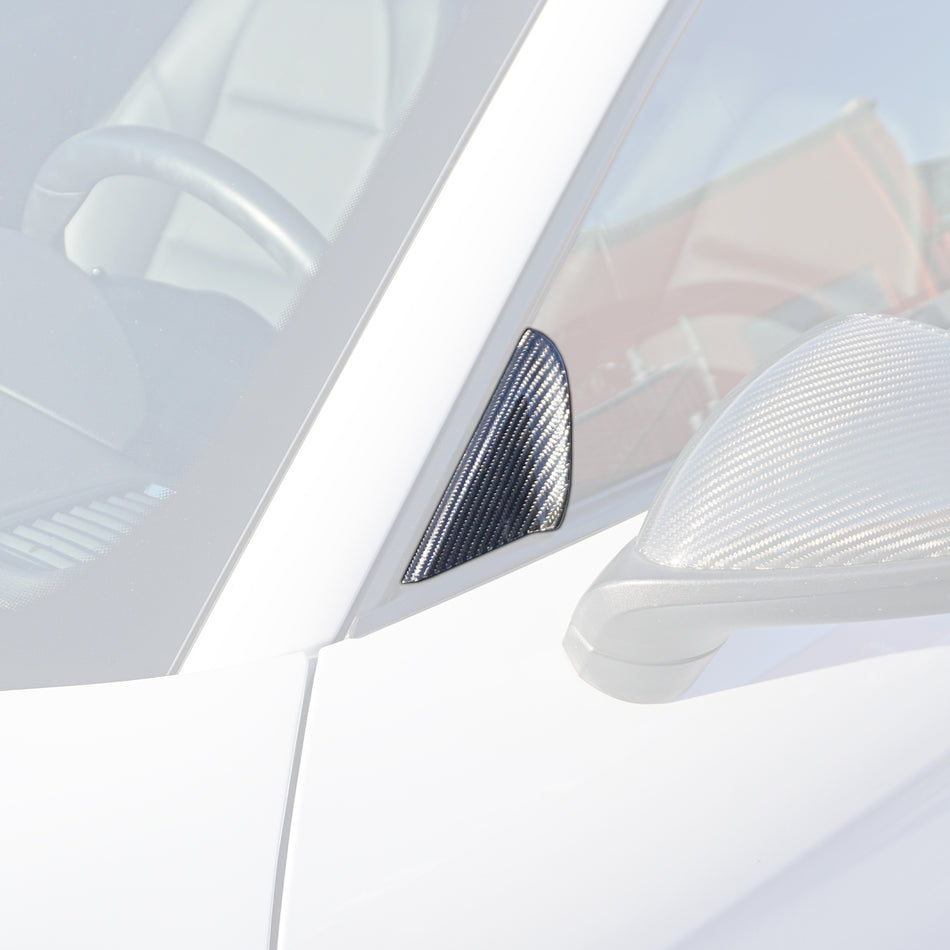 Side Wind Deflector Kit (Dry Carbon Fiber) For Porsche 911/981/982/718