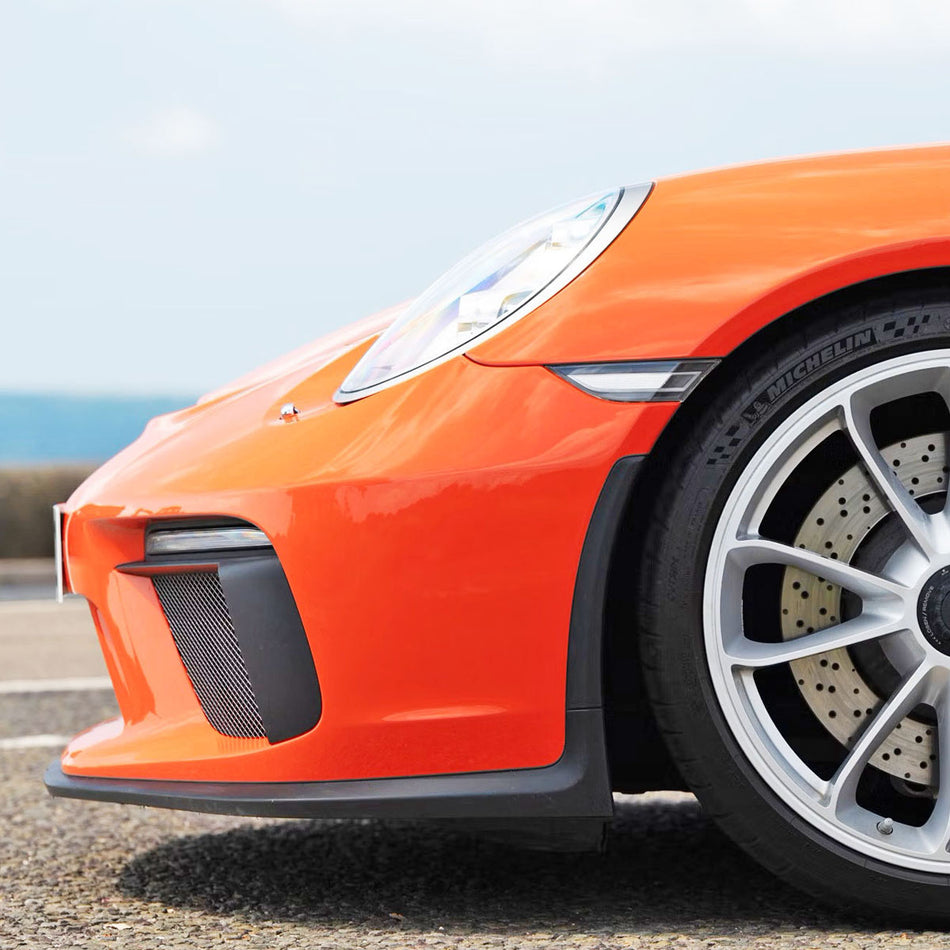 GT3 Style Front Lip Vertical Trim For 2018-2019 Porsche GT3 991.2