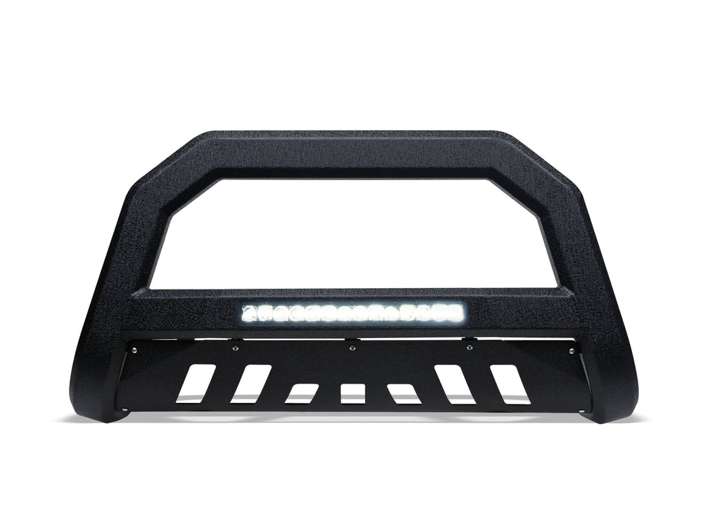 Armordillo 1999-2004 Ford F-250/F-350/F-450/F-550 Super Duty AR Bull Bar w/LED - Texture Black - Bayson R Motorsports