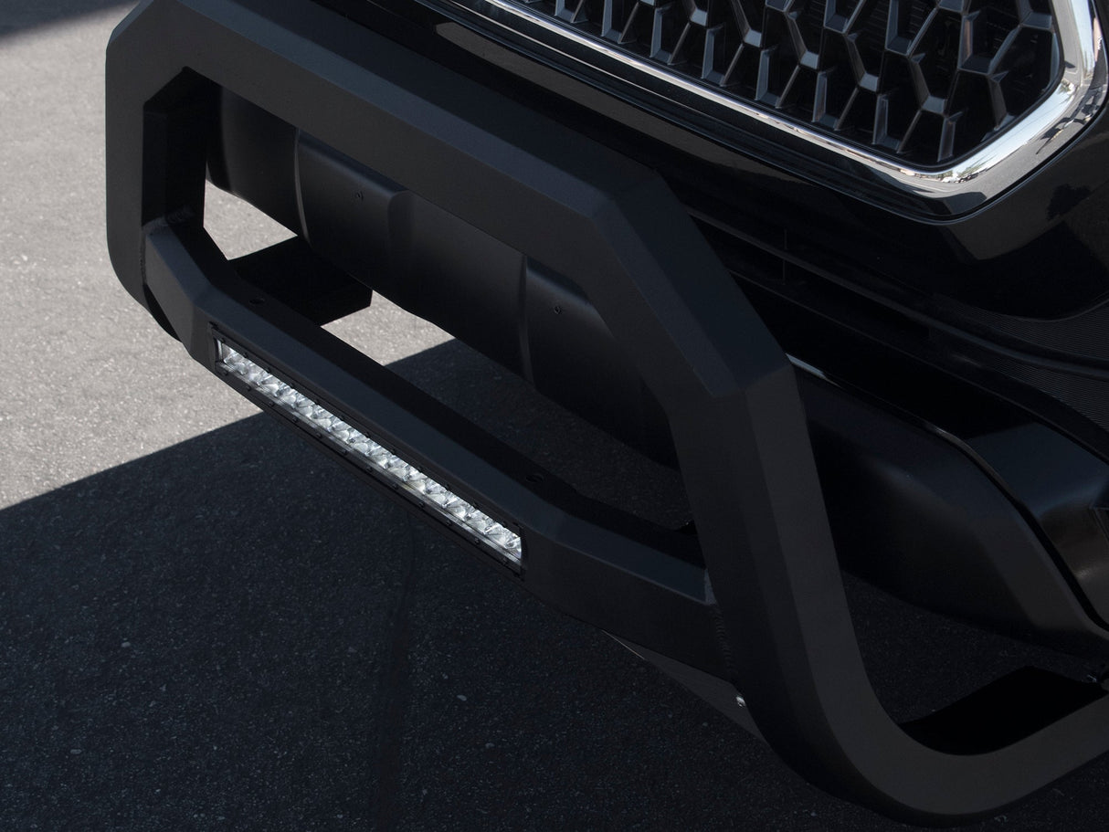 Armordillo 2000-2006 GMC Yukon/Yukon XL 2500 AR Bull Bar w/LED - Matte Black w/ Aluminum Skid Plate - Bayson R Motorsports