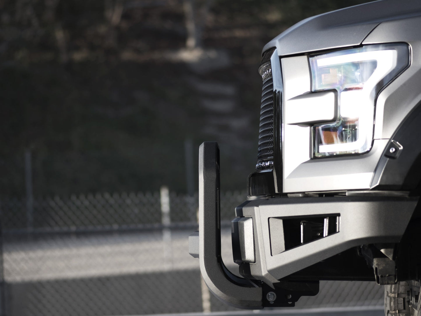 Armordillo 2011-2019 Ford Explorer AR Bull Bar - Matte Black W/Aluminum Skid Plate - Bayson R Motorsports