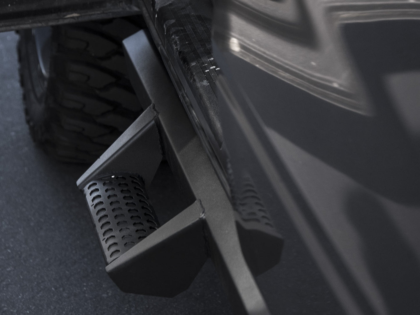 Armordillo 2015-2022 Ford F150 - SuperCab AR Drop Step - Matte Black - Bayson R Motorsports