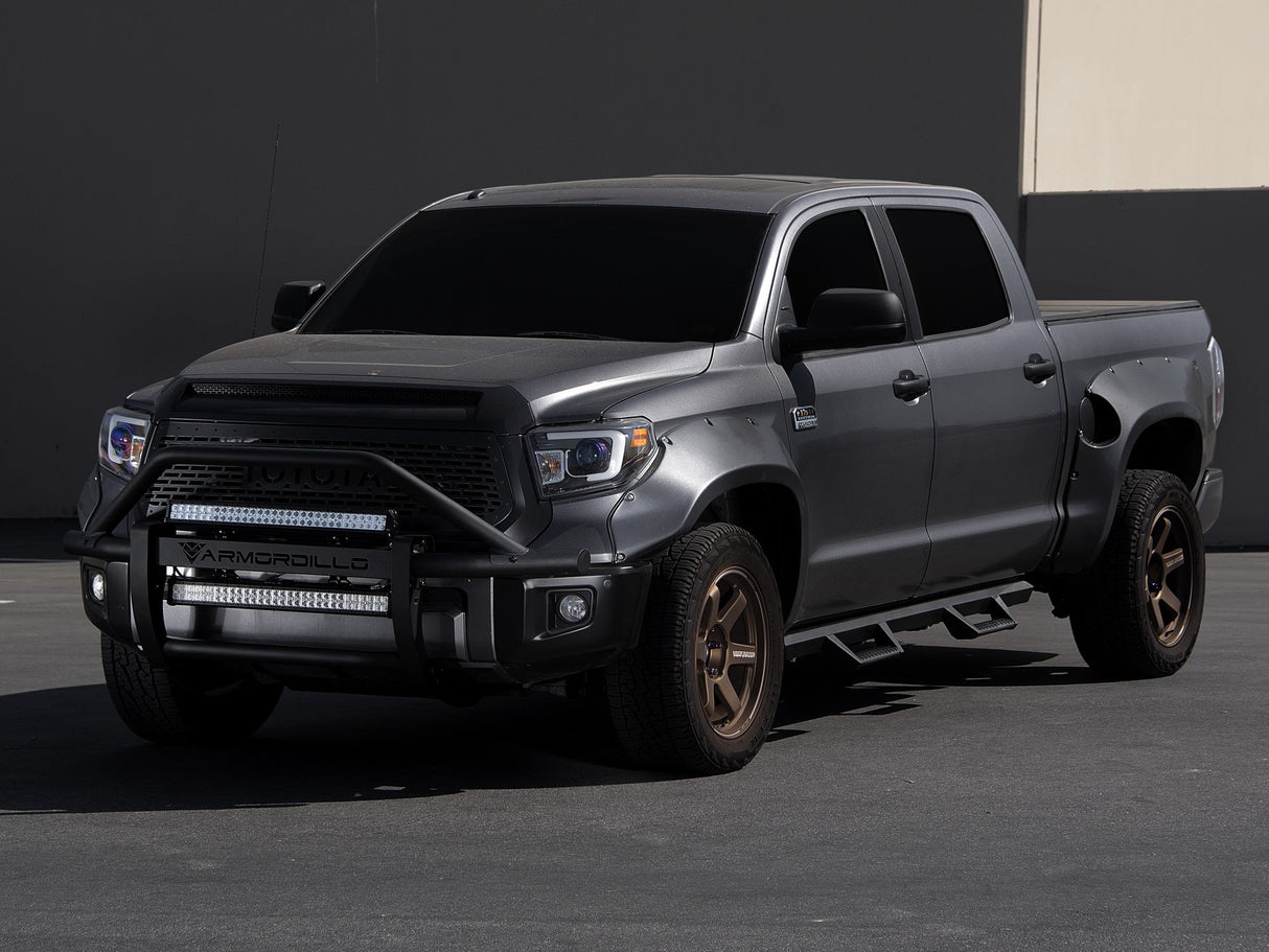 Armordillo 2007-2018 Toyota Tundra / 2008-2019 Toyota Sequoia AR Pre-Runner Guard - Matte Black - Bayson R Motorsports