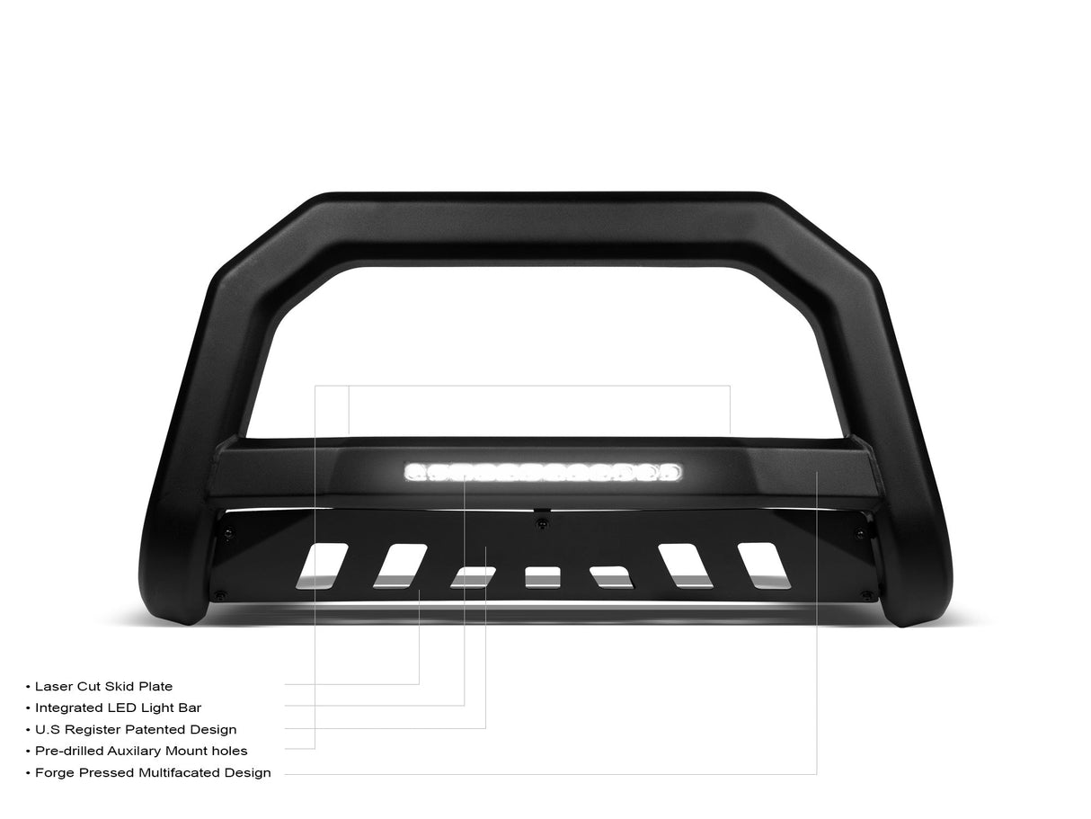 Armordillo 2017-2022 Ford SuperDuty AR-T Bull Bar - Matte Black - Bayson R Motorsports