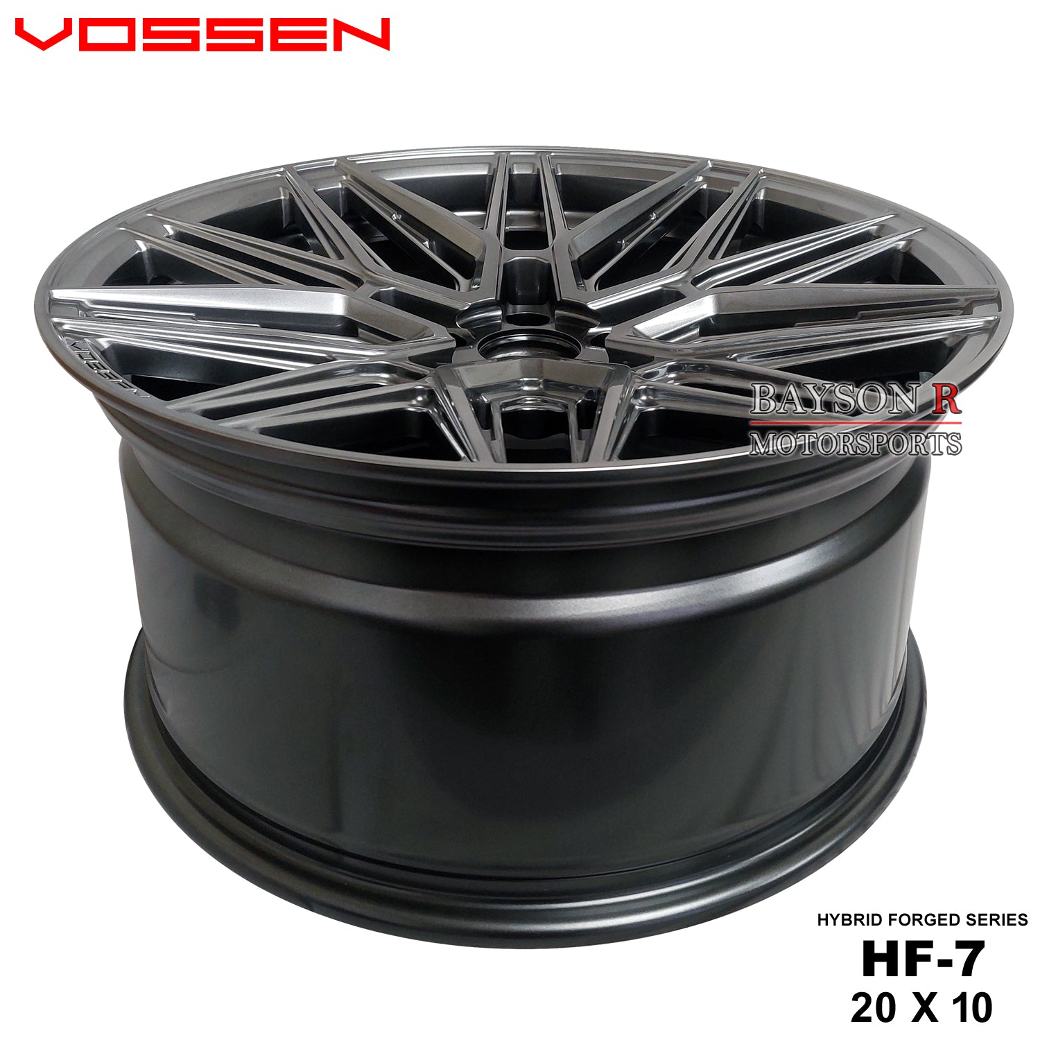 Vossen HF-7 Wheels Tesla Model-3 (4 Wheels Staggered Package, 20x9
