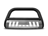 Armordillo 2006-2014 Honda Ridgeline Classic Bull Bar - Matte Black W/Aluminum Skid Plate - Bayson R Motorsports