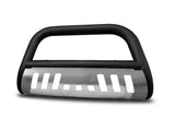 Armordillo 2003-2009 Lexus GX470 Classic Bull Bar - Matte Black W/Aluminum Skid Plate - Bayson R Motorsports