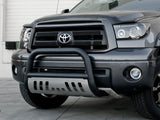 Armordillo 2007-2014 Chevy Avalanche 1500 Classic Bull Bar - Matte Black W/Aluminum Skid Plate - Bayson R Motorsports