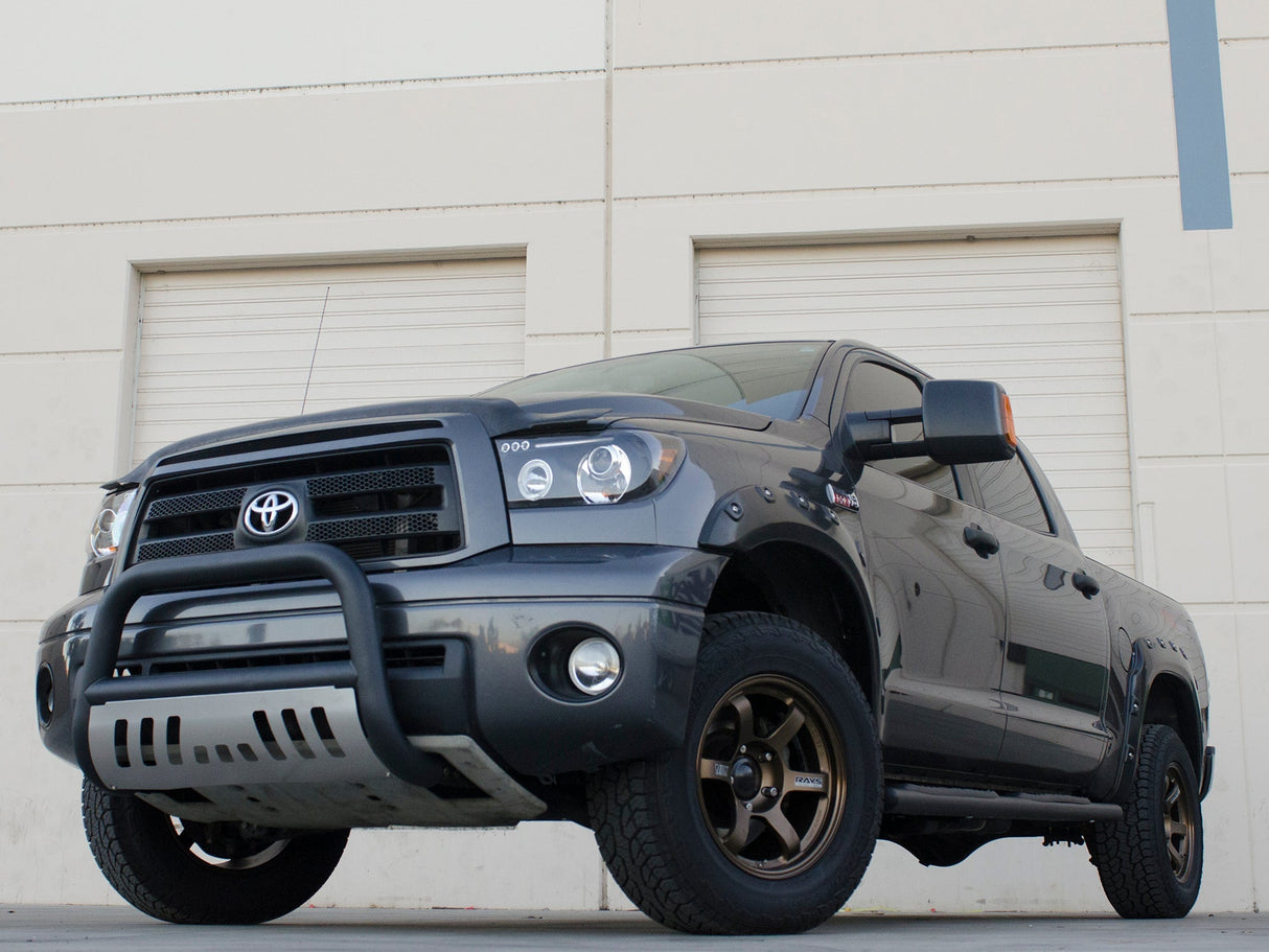 Armordillo 2014-2018 Chevy Silverado 1500 Classic Bull Bar - Matte Black W/Aluminum Skid Plate - Bayson R Motorsports