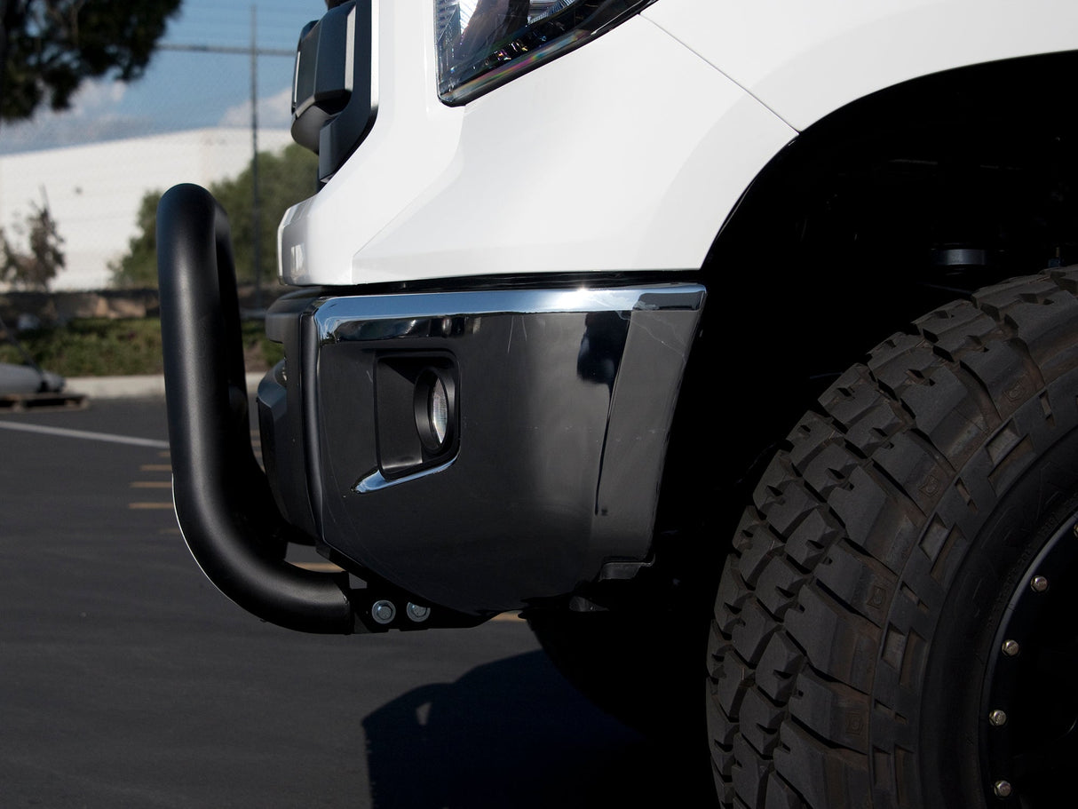 Armordillo 2007-2018 Chevy Silverado 1500 Classic Bull Bar - Matte Black W/Aluminum Skid Plate - Bayson R Motorsports