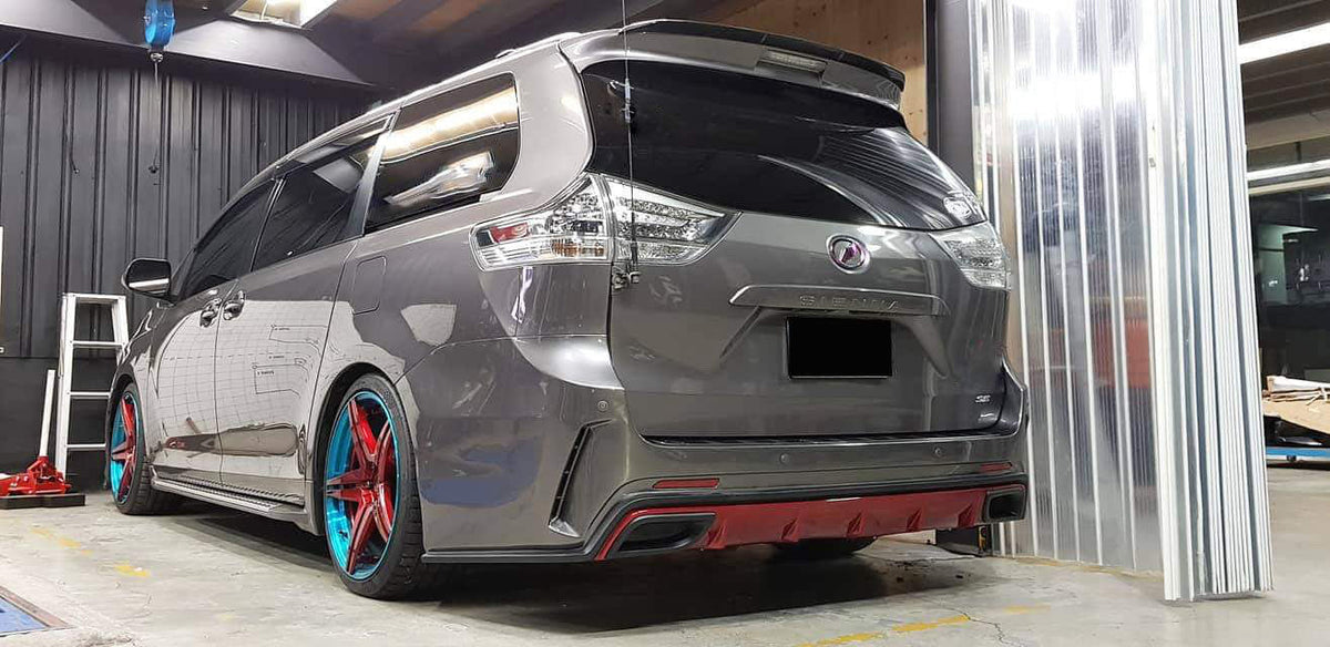 CityKruiser Rear Bumper For 11-17 Toyota Sienna - Bayson R Motorsports