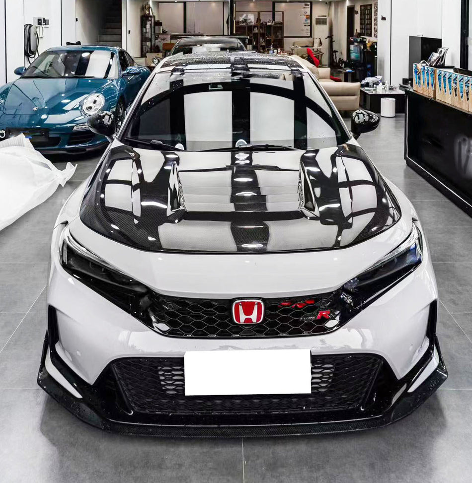 GT Style (Carbon Fiber) Hood For 2023-2025 Honda Civic Type R (FL5)