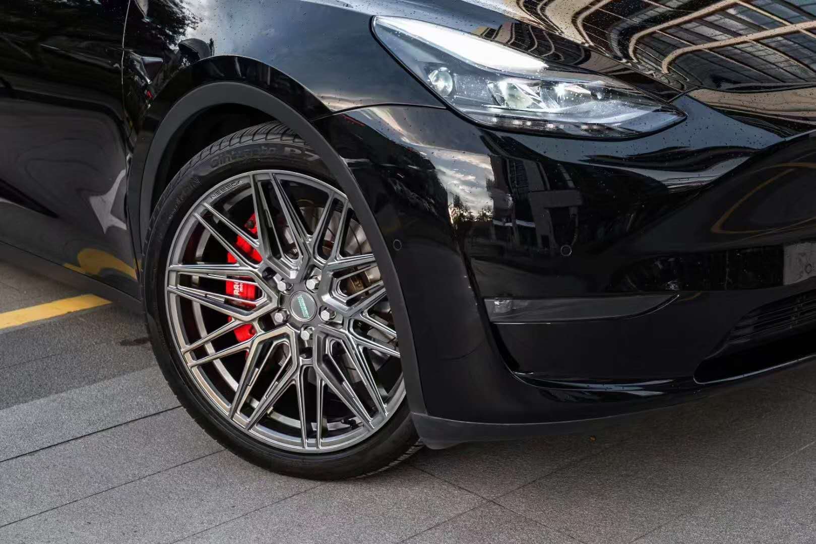 Vossen HF-7 Wheels Tesla Model-Y (4 Wheels Staggered Package, 21x9