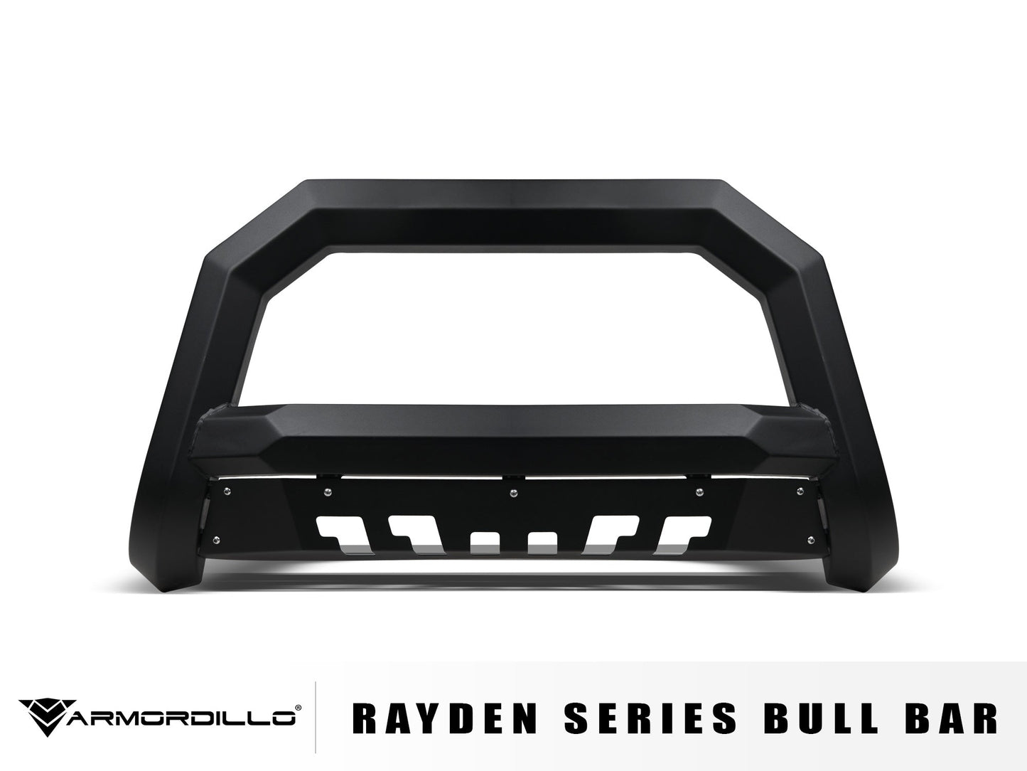 Armordillo 2018-2022 Jeep Wrangler Rayden Bull Bar - Matte Black - Bayson R Motorsports
