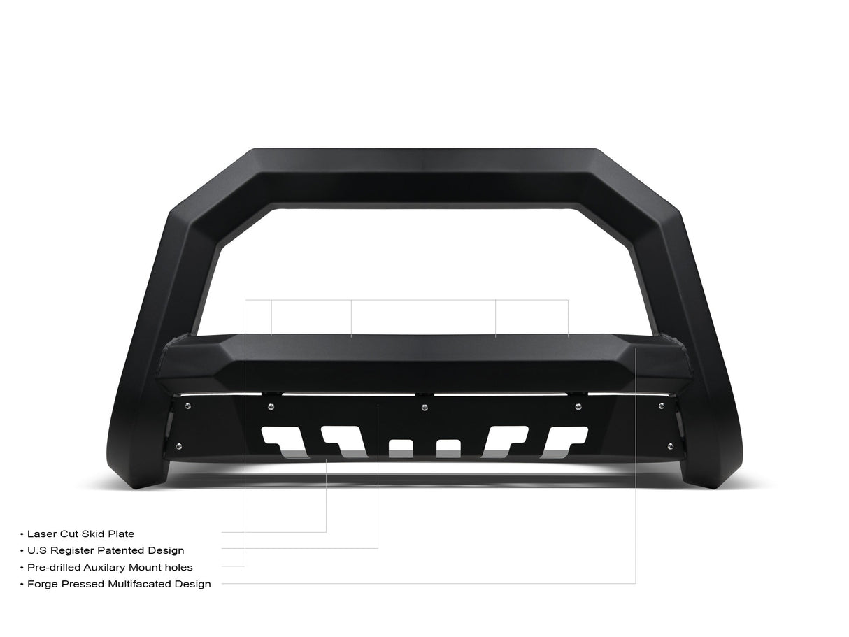 Armordillo 2007-2014 Cadillac Escalade 1500 Rayden Bull Bar - Matte Black - Bayson R Motorsports