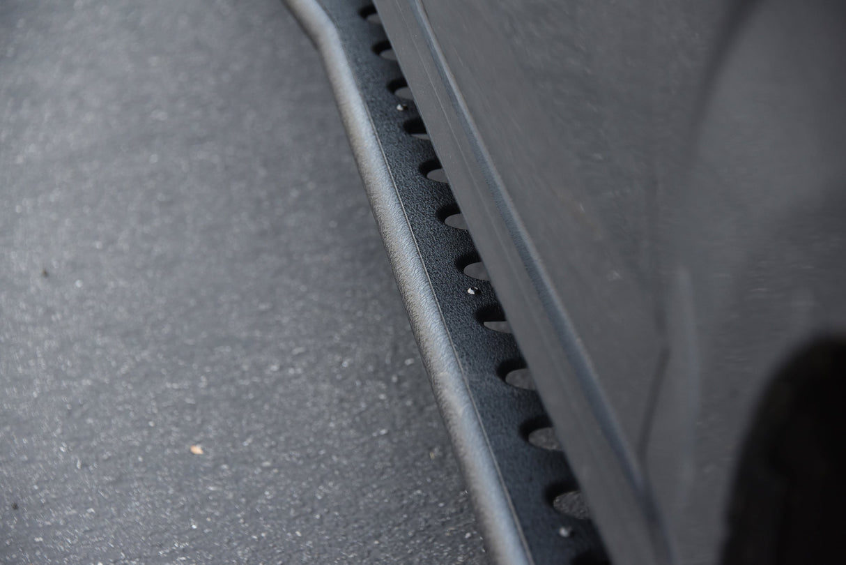 Armordillo 2019-2022 GMC Sierra 1500 Double Cab RS Series Running Board - Textured Black - Bayson R Motorsports