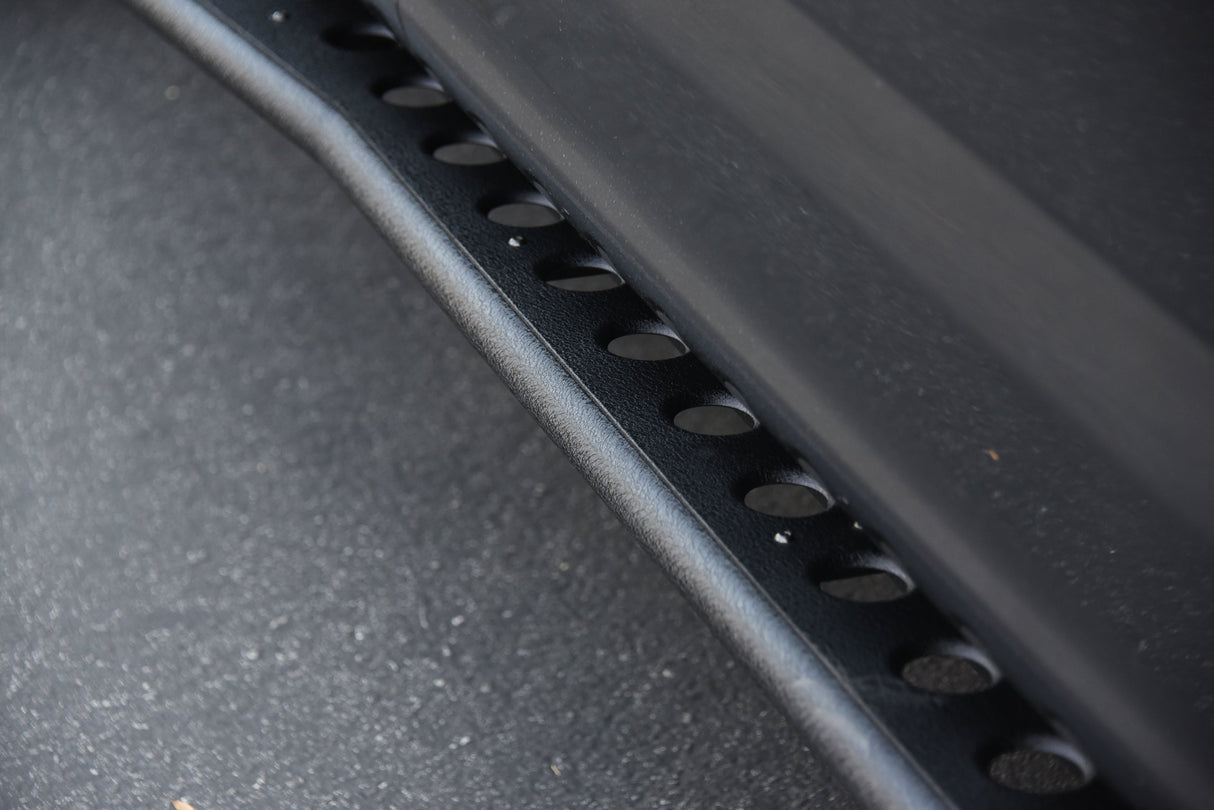 Armordillo 2009-2018 Dodge Ram 1500 Crew Cab RS Series Running Board - Textured Black - Bayson R Motorsports