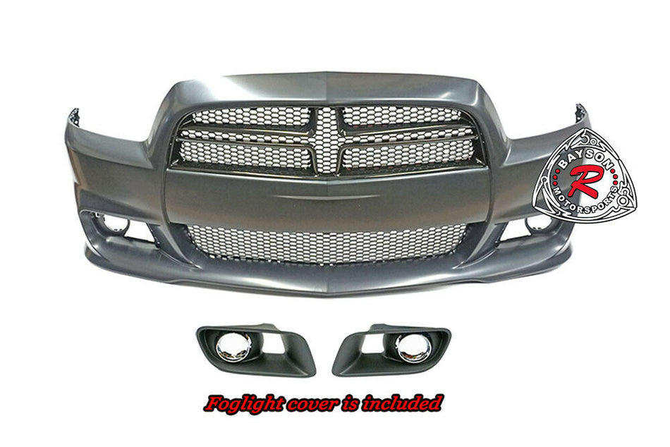 SRT8 Hellcat Style Front Bumper For 2011-2014 Dodge Charger - Bayson R Motorsports