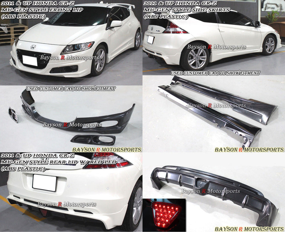 MU Style Full Lip Kit For 2011-2012 CR-Z - Bayson R Motorsports