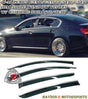 JDM Style Window Visors For 2006-2011 Lexus GS - Bayson R Motorsports