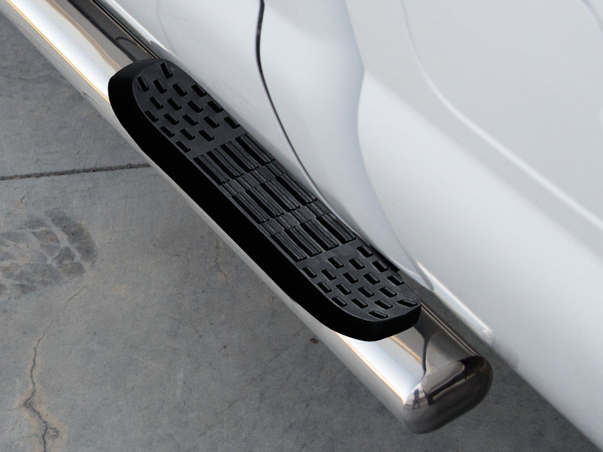 Armordillo 2015-2022 Ford F-150 - SuperCab 5" Oval Step Bar - Polished - Bayson R Motorsports