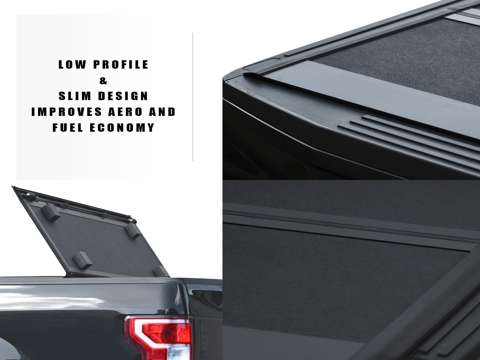 Armordillo 2019-2022 Chevy Silverado 1500 / GMC Sierra 1500 CoveRex TFX Series Folding Truck Bed Tonneau Cover (6.5 Ft Bed) (W/O Factory Storage Box) - Bayson R Motorsports