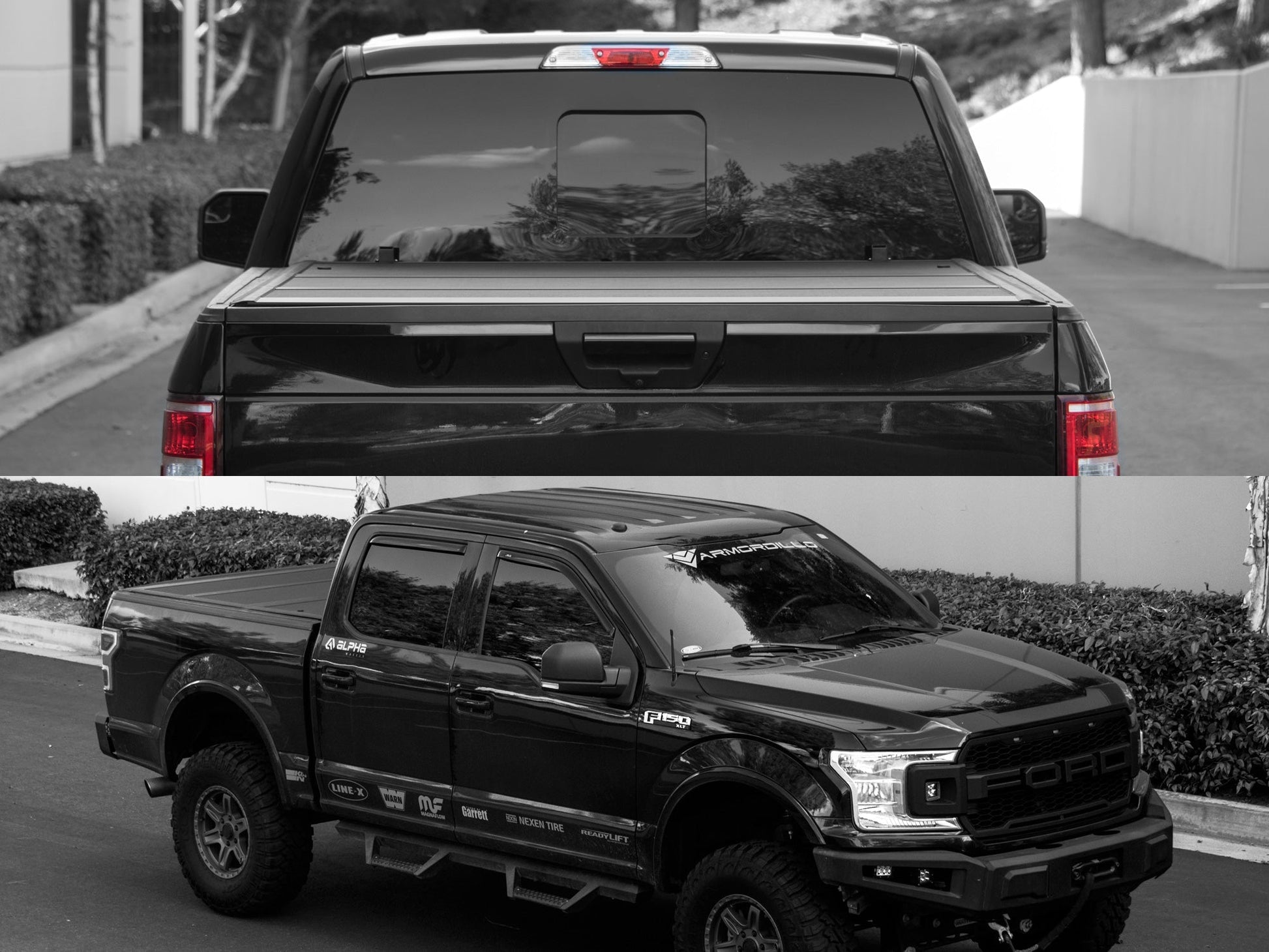Armordillo  1999-2016 Ford F-250/F-350 CoveRex TFX Series Folding Truck Bed Tonneau Cover (6.5 Ft Bed) - Bayson R Motorsports