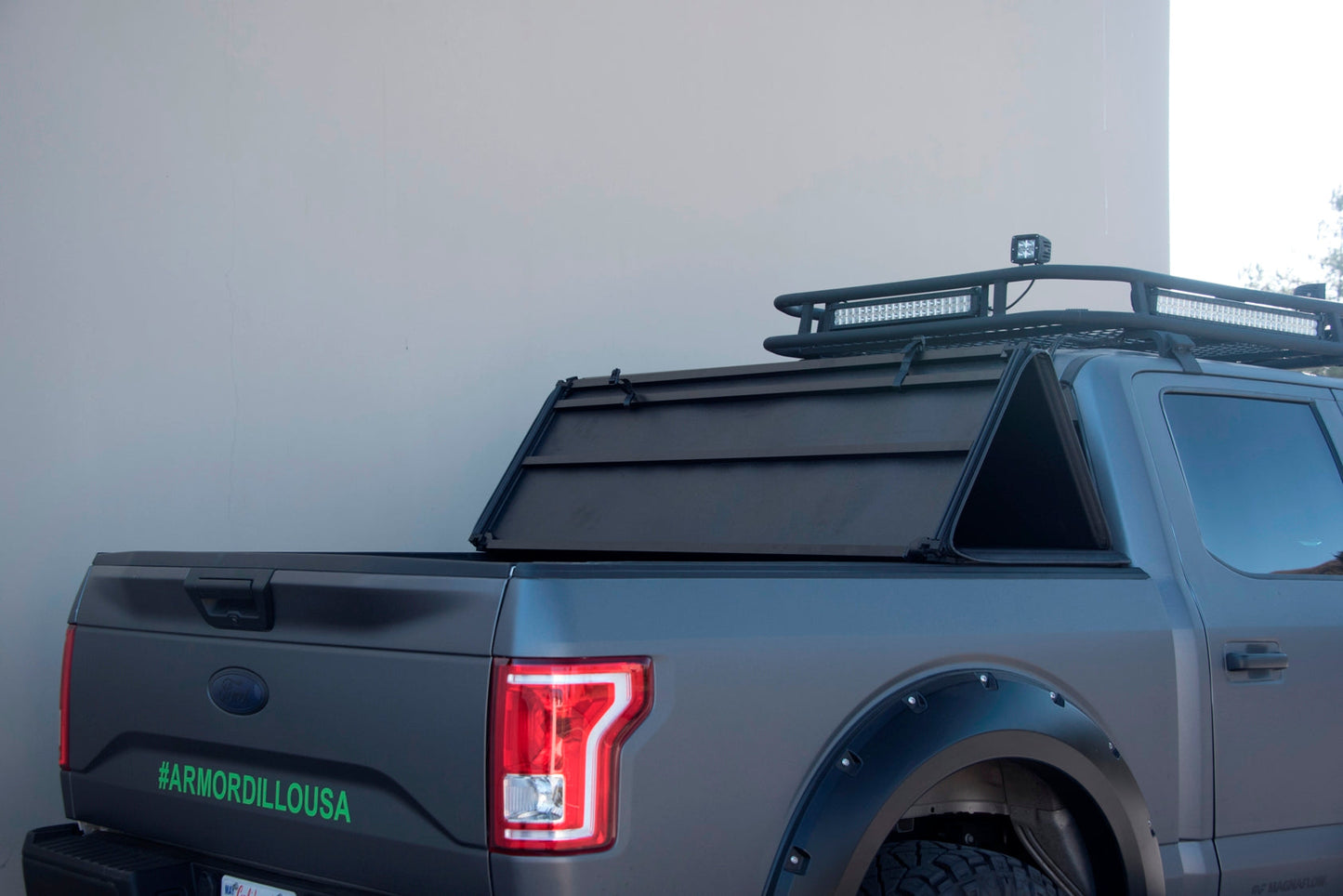 Armordillo 2004-2015 Nissan Titan CoveRex TF Series Folding Truck Bed Tonneau Cover (6.5 FT Bed) (King Cab, W/O Utility Track) - Bayson R Motorsports