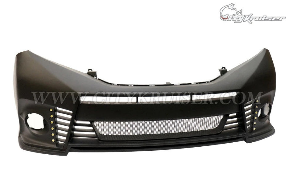 CityKruiser Front Bumper w/ DRL 2011-2017 Toyota Sienna - Bayson R Motorsports