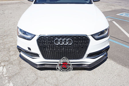 Front Bumper Canard (Carbon Fiber) For 2013-2016 Audi A4 S-Line& S4 (B8.5) - Bayson R Motorsports