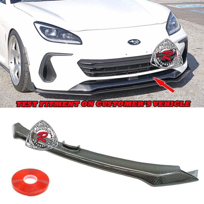 Front Bumper Insert (Carbon Fiber) For 2022-2023 Subaru BRZ - Bayson R Motorsports