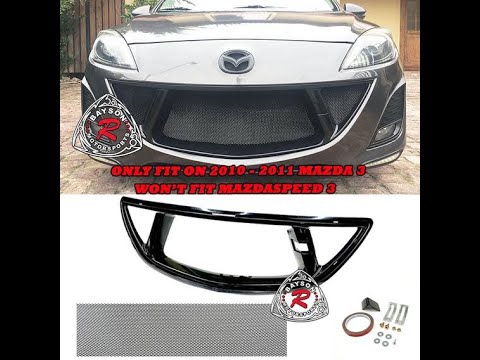 GV Style Front Grille For 2010-2011 Mazda-3